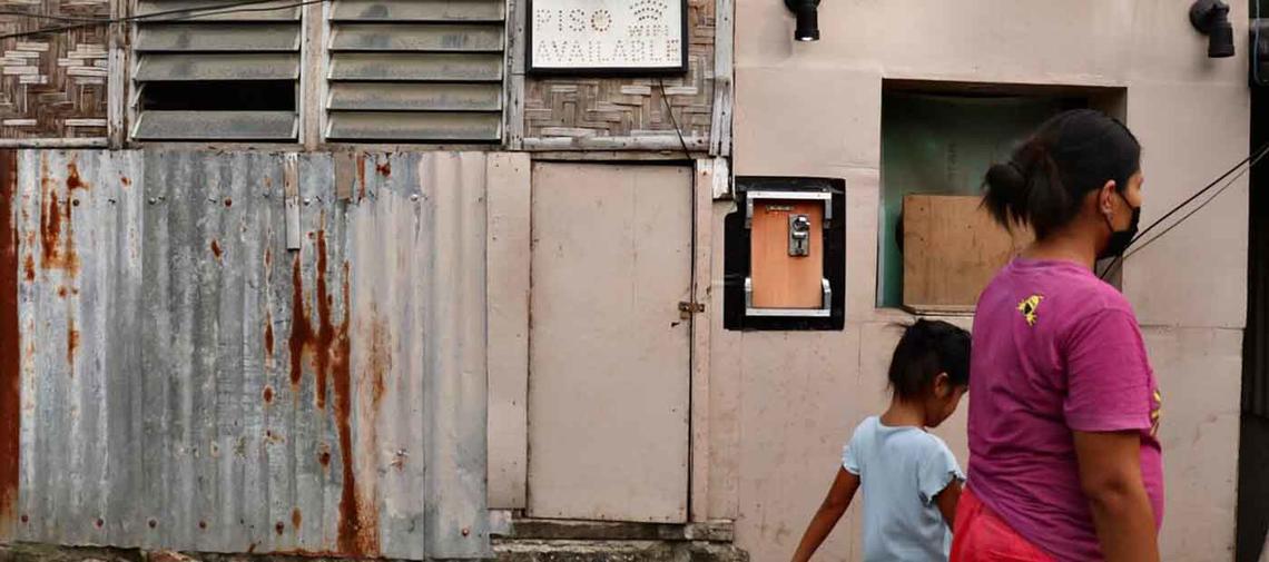 Nachbarschaft von Jerry, einem Jungen aus den Philippinen, der sexuell ausgebeutet wurde