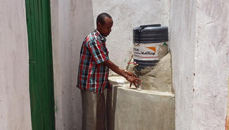 Handwaschstation von World Vision in Somalia