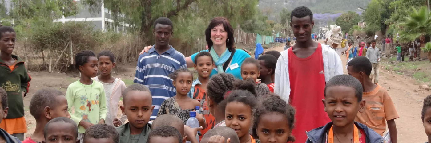 Patenbesuch Sabine Janzen in Äthiopien