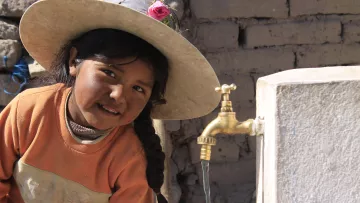 Ofelia aus Bolivien hat jetzt sauberes Trinkwasser