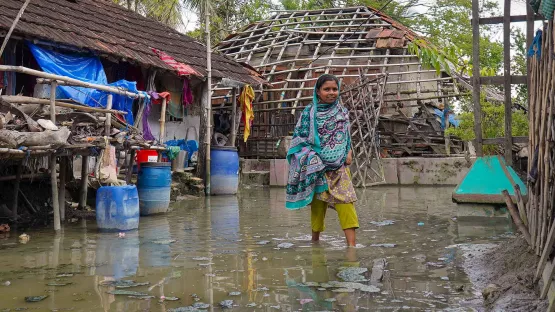 Überschwemmung in Bangladesch