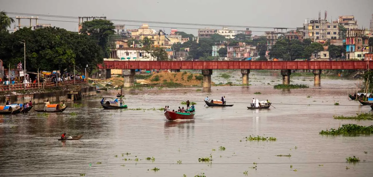Fluss in Bangladesch