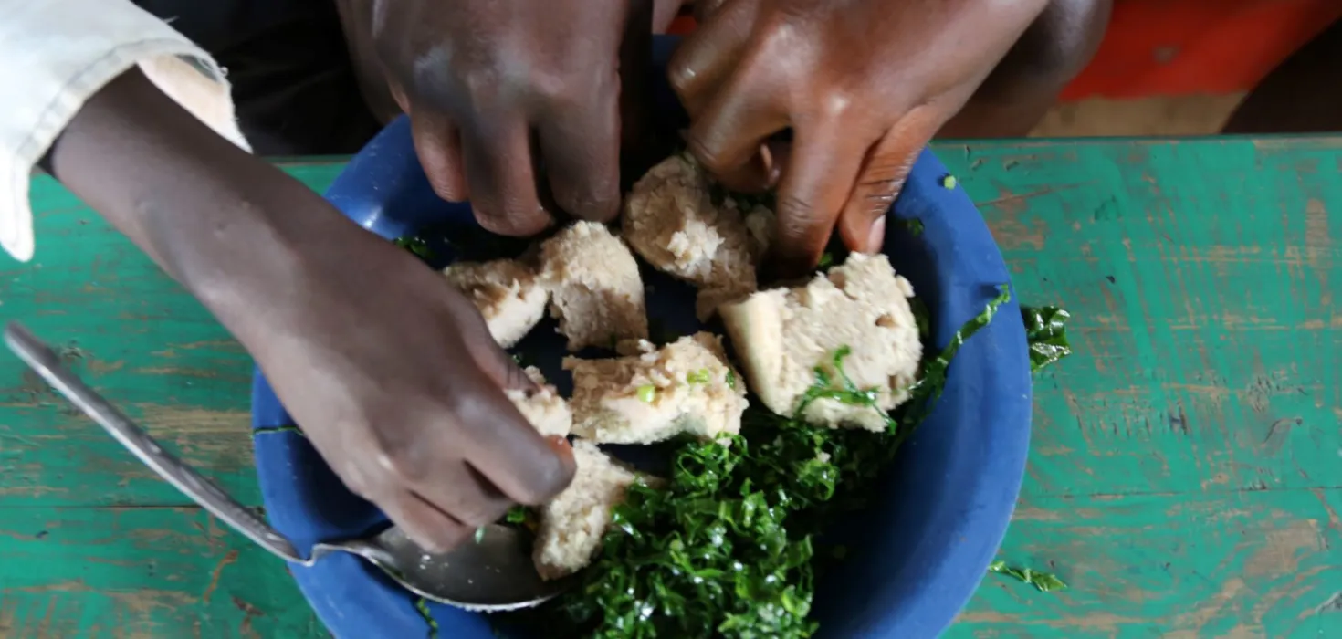 Maisbrei Ugali in Kenia