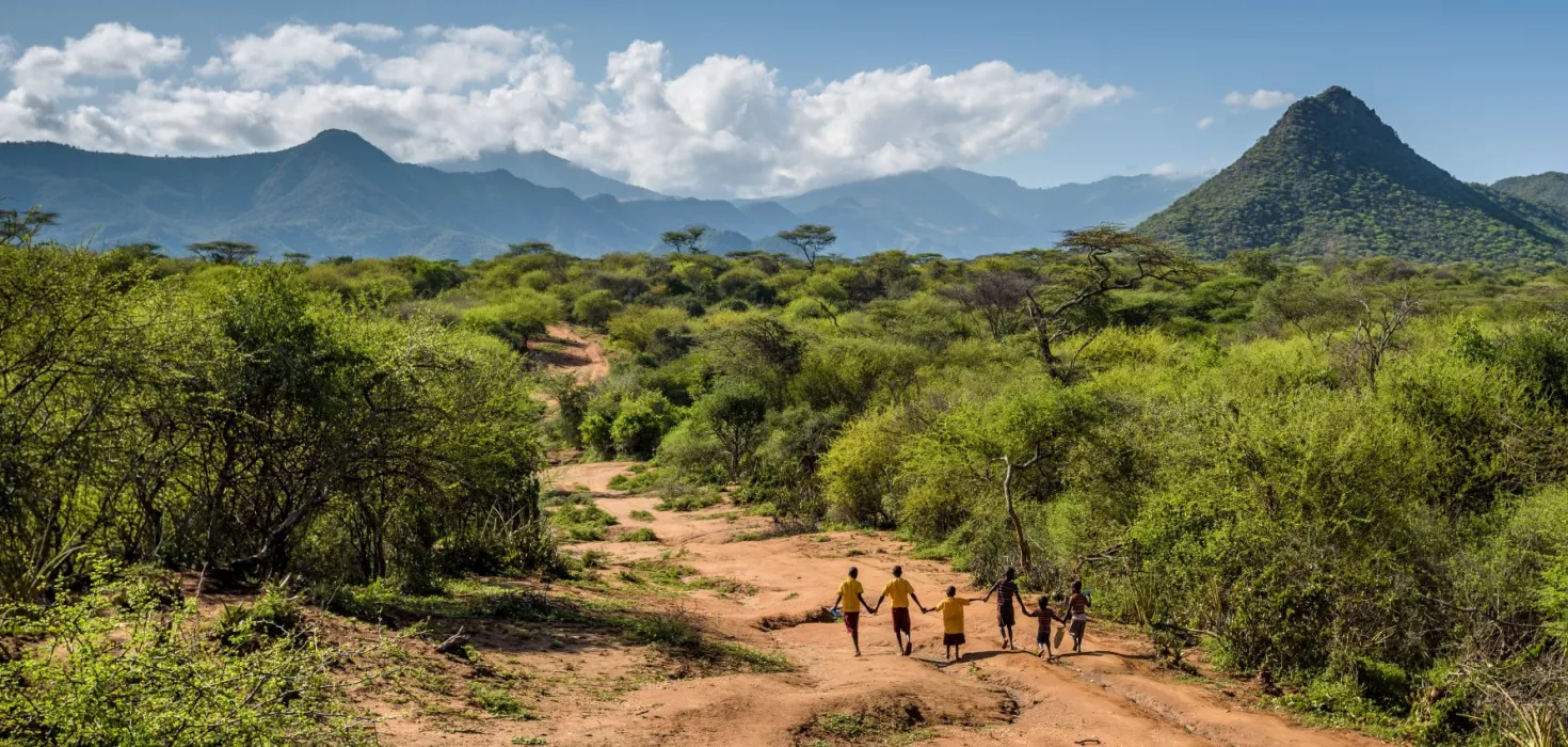 Landschaft in Kenia