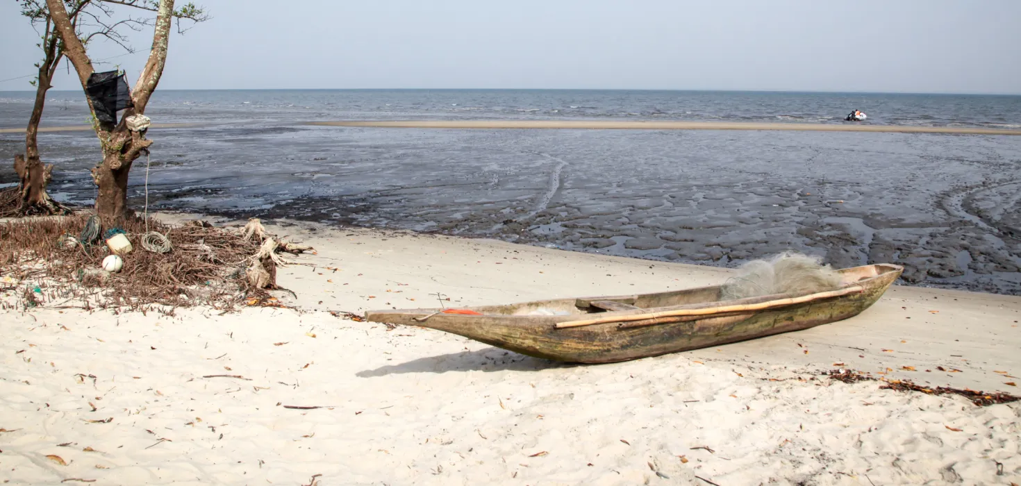 Strand in  Sierra Leone