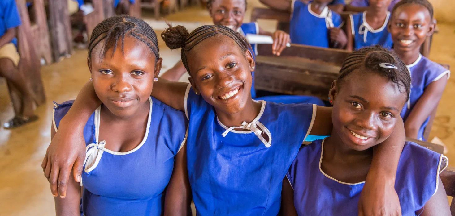 Schulmädchen in Sierra Leone
