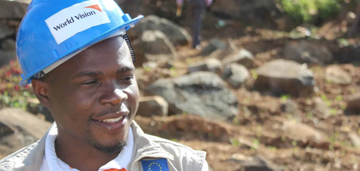Richard aus Simbabwe, World Vision-Mitarbeiter