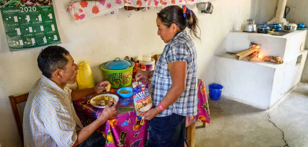 Carmen aus Honduras mit ihrem Mann Francisco