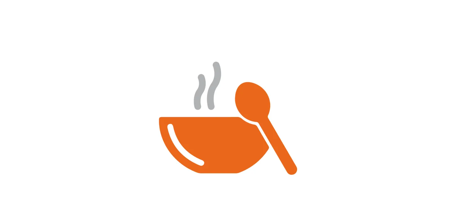 Icon Schüssel mit Löffel