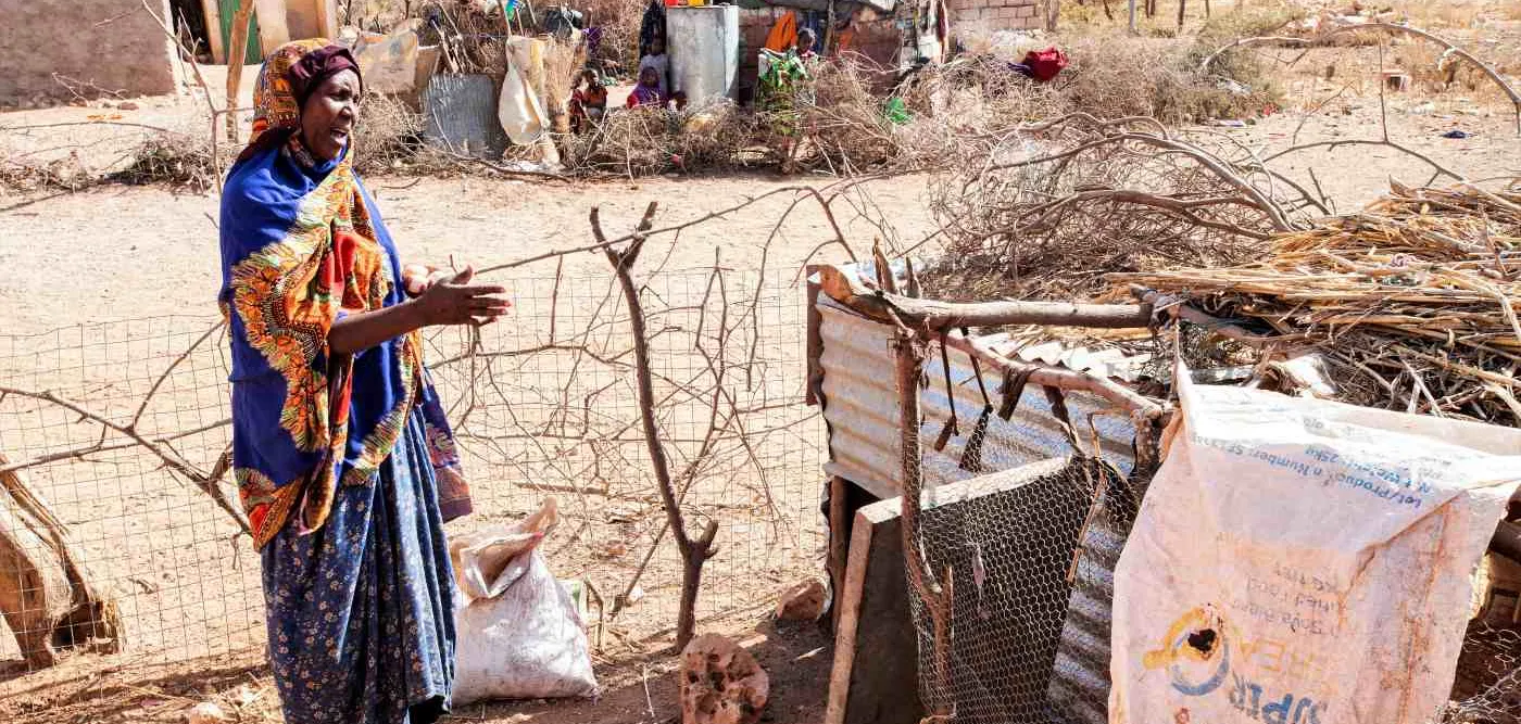 World Vision hilft dieser Frau und anderen Klimaflüchtlingen in Somaliland