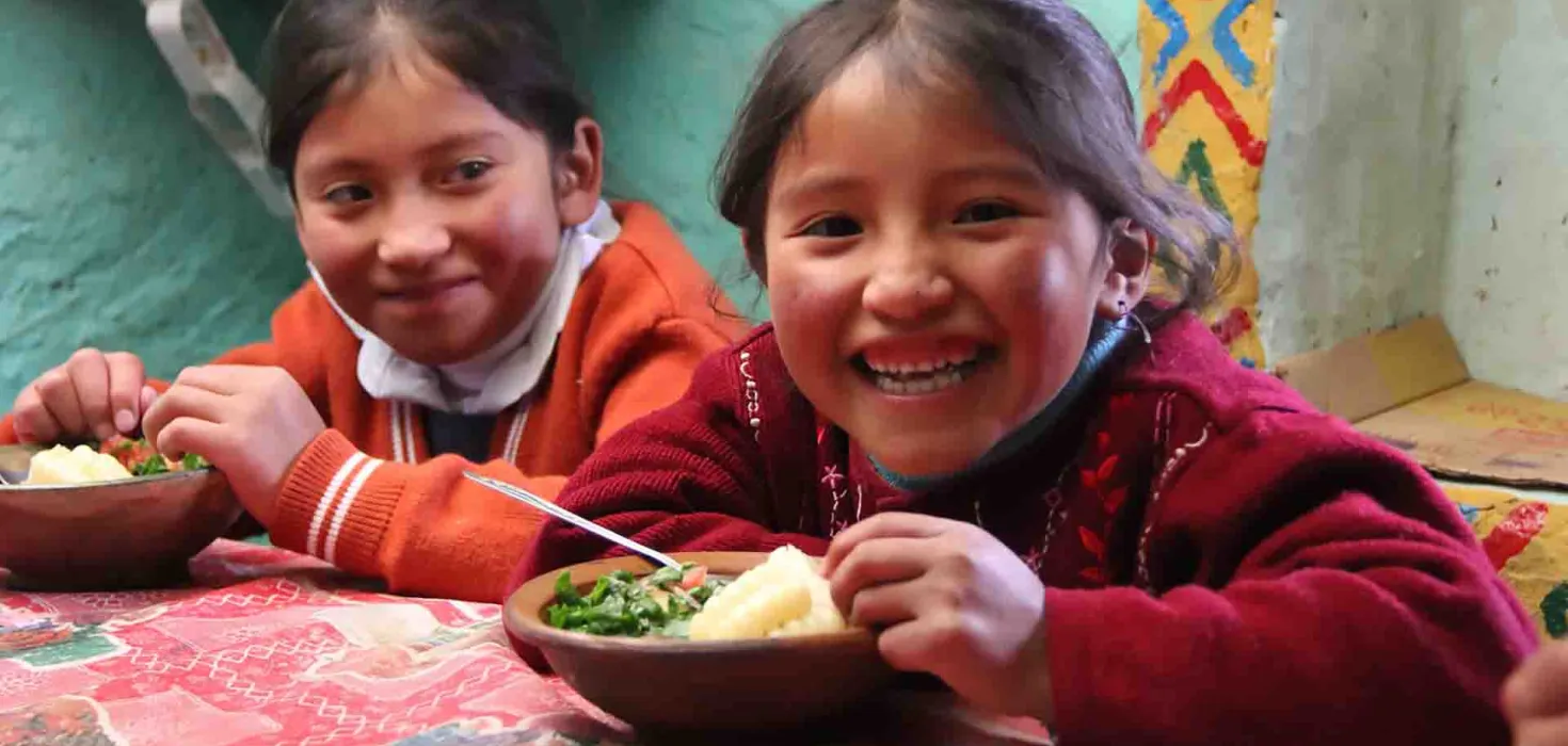 Mit Ihrer Spende unterstützt World Vision Kinder mit gesunder Nahrung