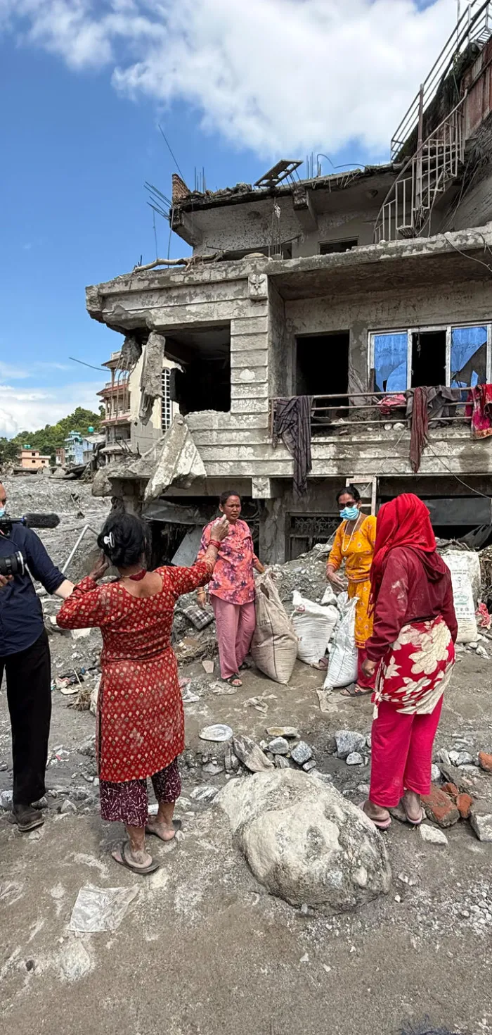 Erdbebenschäden in Nepal