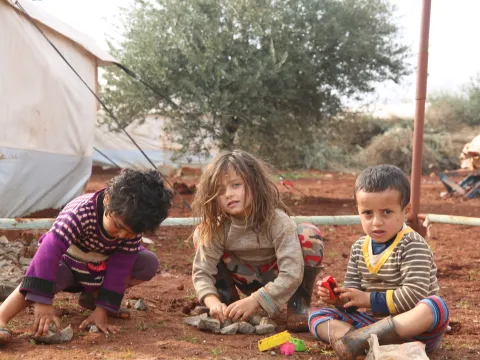 Syrische Flüchtlingskinder 
