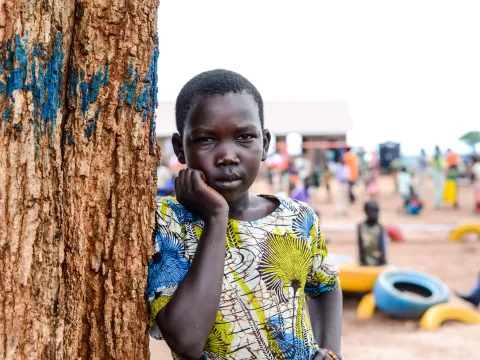 Flüchtling Blessing aus dem Südsudan