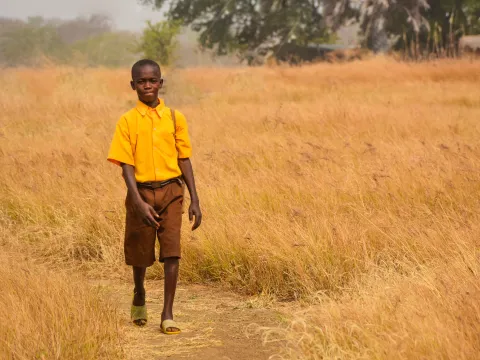 Junge in Ghana