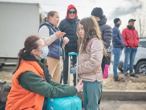 Humanitäre Hilfe in der Ukraine