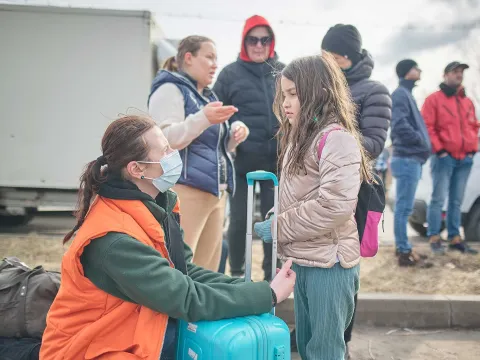 Humanitäre Hilfe in der Ukraine