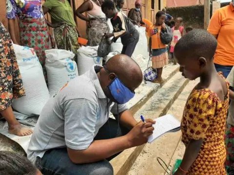 Food distribution DR Congo