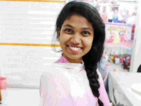 Meghla engagiert sich mit World Vision für ein Ende von Kinderheirat.