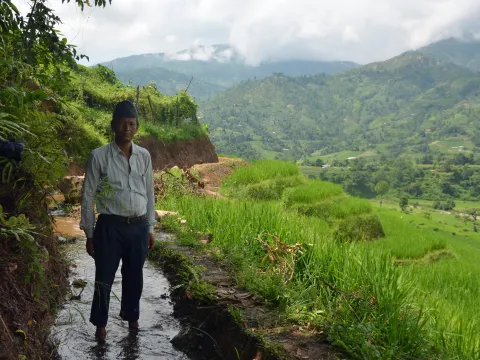 Wiederaufbau in Nepal