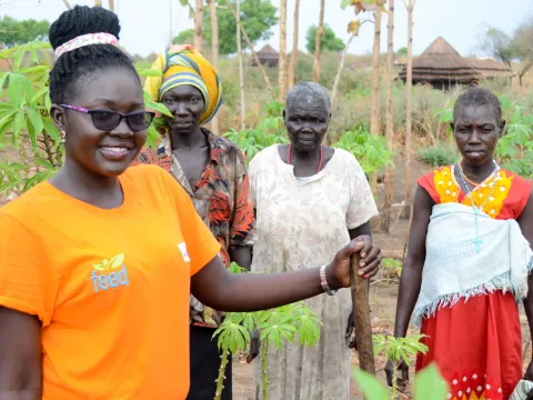 World Vision-Projektleiterin Sunday ist Pionierin für Frauen-Rechte im Südsudan