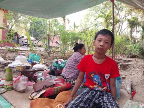 Kinder sind im Erdbebengebiet von Myanmar besonders gefährdet