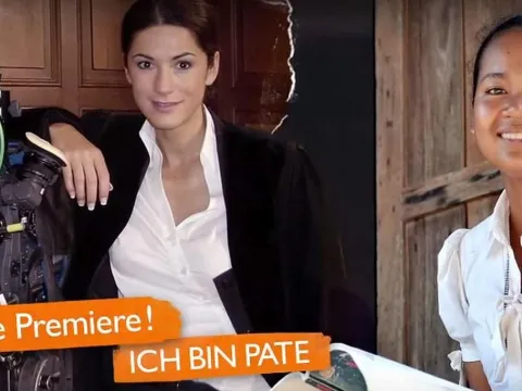 Mariella Ahrens engagiert sich für World Vision
