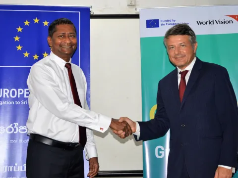 Offizieller Start des EU-Projekts GRACE in Sri Lanka mit Implmentierungspartner World VIsion