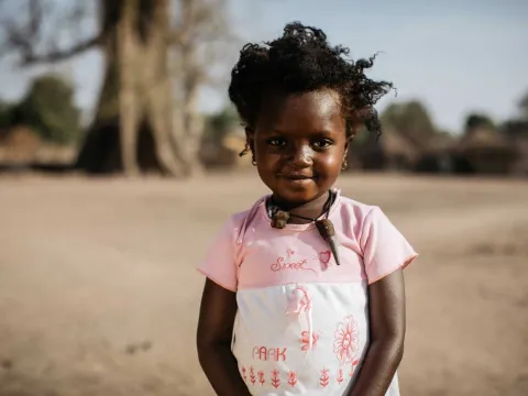 Mädchen aus Senegal