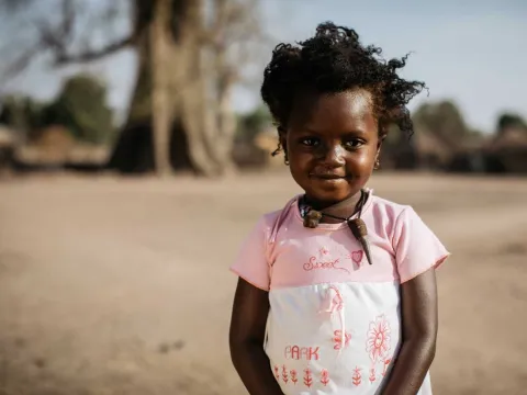 Mädchen aus Senegal