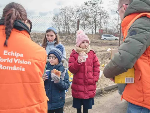World Vision hilft den Menschen in der Ukraine