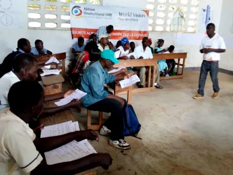 Schulung in Haiti
