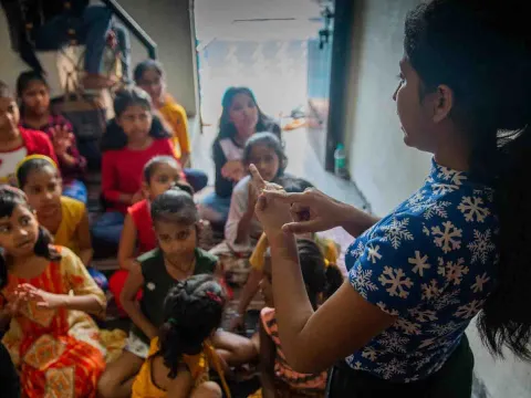 Gemeinsam mit dem BMZ verhindert World Vision in Indien Kinderarbeit