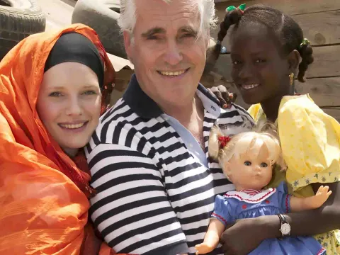Sky du Mont als World Vision Deutschland Botschafter 
