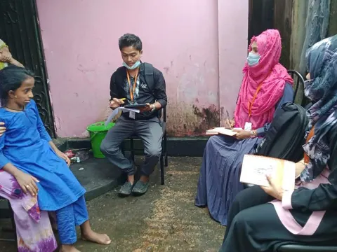 World Vision, ADH und UNHCR unterstütze ein Projekt zur Einkommensförderung in Bangladesch