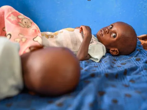 Flüchtlingskind aus Sudan