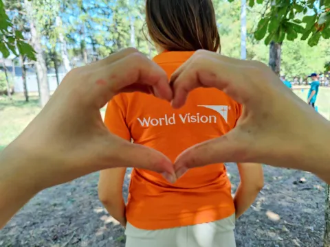 World Vision Mitarbeiterin