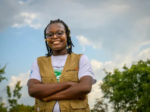 World Vision Mitarbeiterin aus Tansania