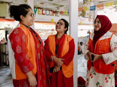 Foto von World Vision Mitarbeiter in Bangladesch