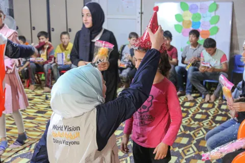 Kinderschutzzentrum nach dem Erdbeben in Syrien