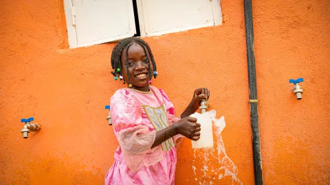 Handwaschstation Ghana