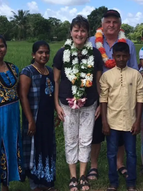Dhanuskanth und seine Paten