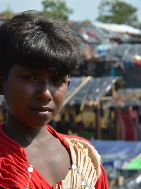 Somsida aus Myanmar leidet unter ihren traumatischen Erinnerungen von der Vertreibung. 