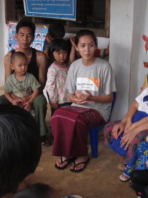 Ehemaliges World Vision Patenkind Nang Kong aus Myanmar