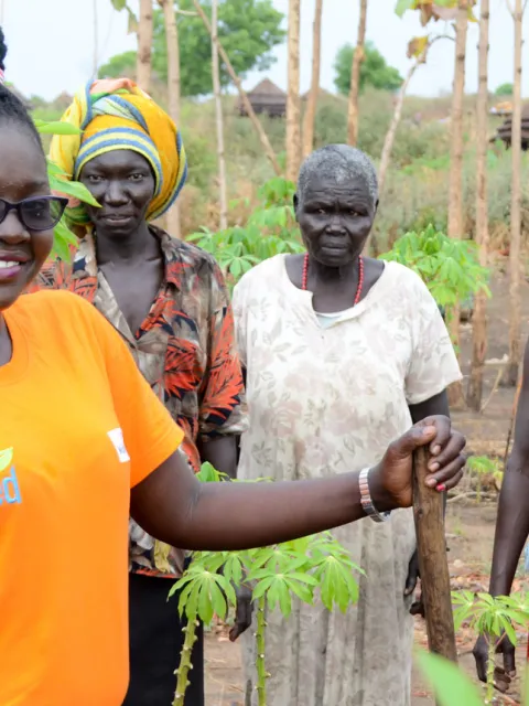 World Vision-Projektleiterin Sunday ist Pionierin für Frauen-Rechte im Südsudan