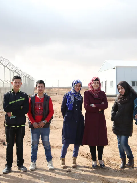 Sieben Jugendliche in einem Flüchtlingscamp in Jordanien erzählen ihre Geschichte