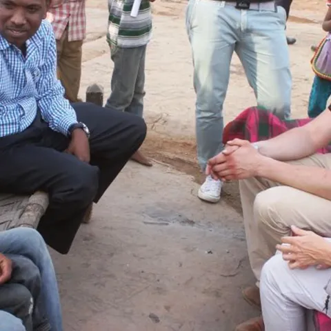 Frau Weber besucht unser Projekt in Indien