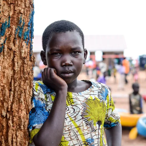 Flüchtlingskind Blessing aus dem Südsudan