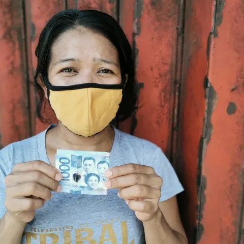 Jessica, alleinstehende Mutter aus Manila