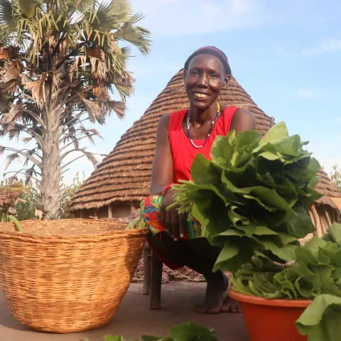 Akech ist Wegbereiterin für erfolgreiche Frauen in der Landwirtschaft im Südsudan